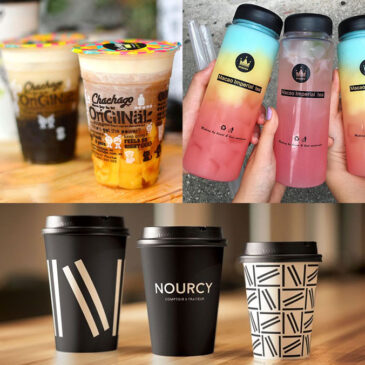 Nên chọn in ly nhựa, ly giấy hay chai nhựa cho quán trà sữa take away